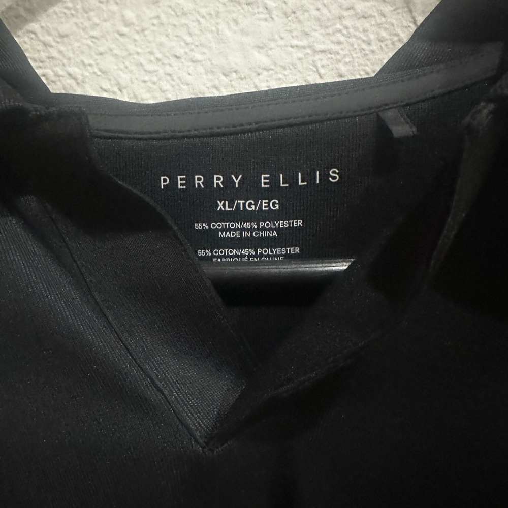 Perry Ellis black dress shirt